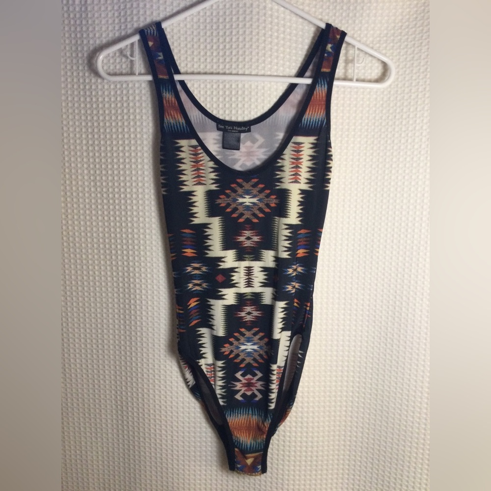 🖤See You Monday | Tribal Print Bodysuit🖤 - Picture 11 of 15